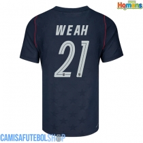 Camisa de time de futebol Estados Unidos Timothy Weah #21 Replicas 2º Equipamento Mundo 2026 Manga Curta